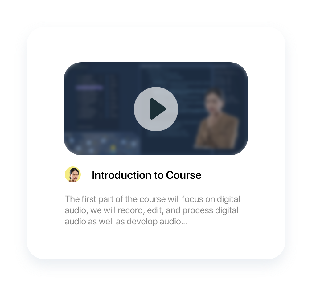 Record your teaching videos